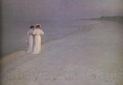 Peter Severin Kroyer Summer Evening on the Southern Beach (nn03)